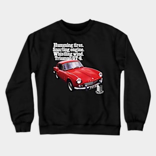 TRIUMPH GT6 - advert Crewneck Sweatshirt